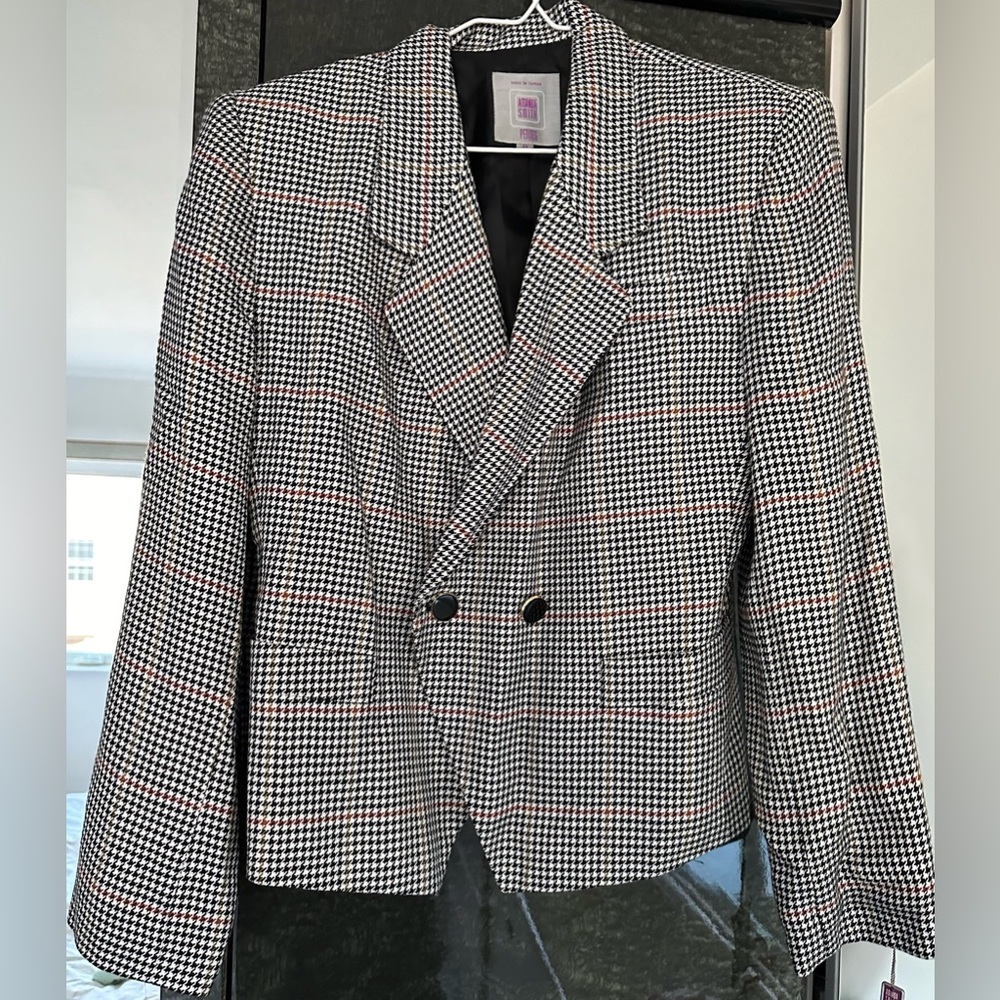 NWT Amanda Smith Petite Plaid Blazer